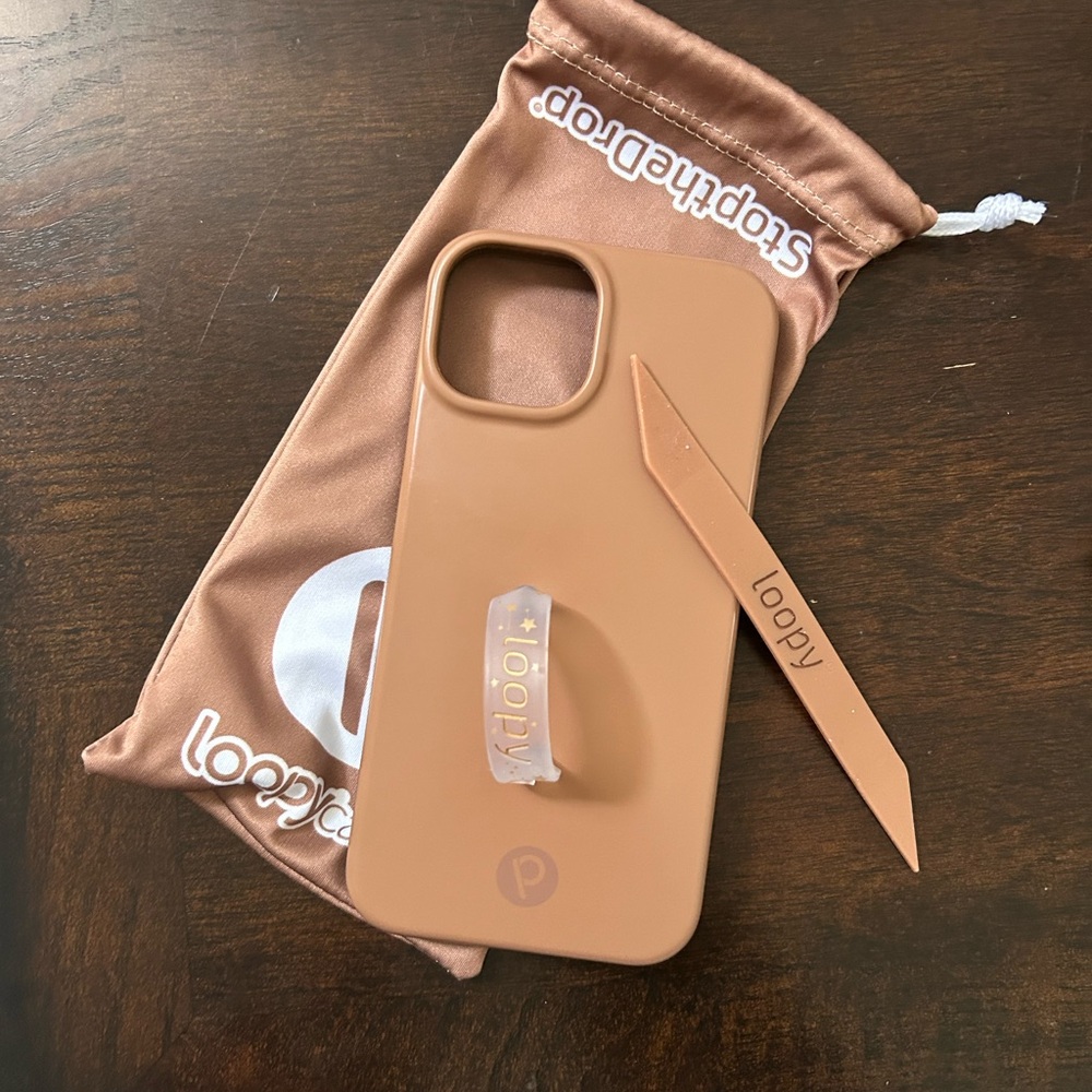 Loopy Case Brown Phone Case with Loop